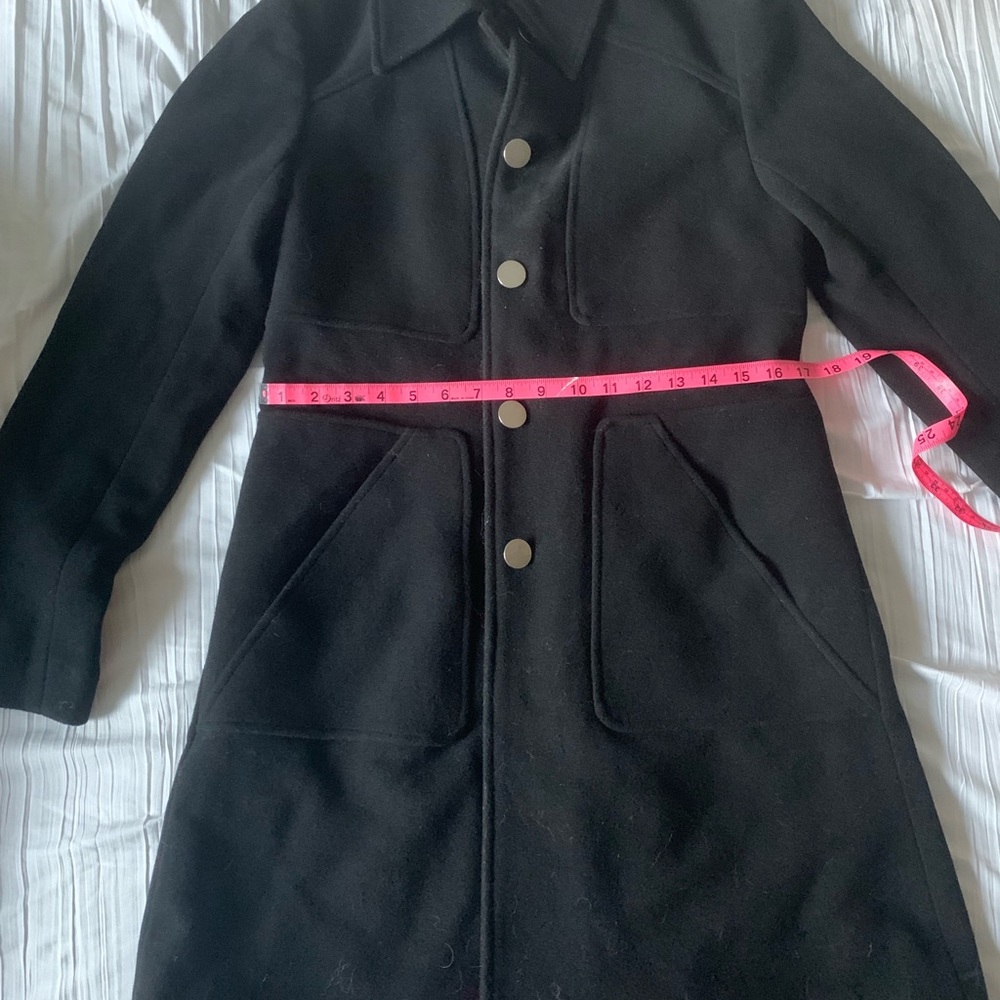 Kimi & Kai black wool walking coat, maternity Sz Med NWT - Picture 6 of 8
